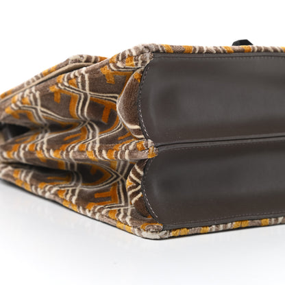 Fendi Calfskin Velvet Tappetino Kan I Shoulder Bag Multicolor 9 of 11