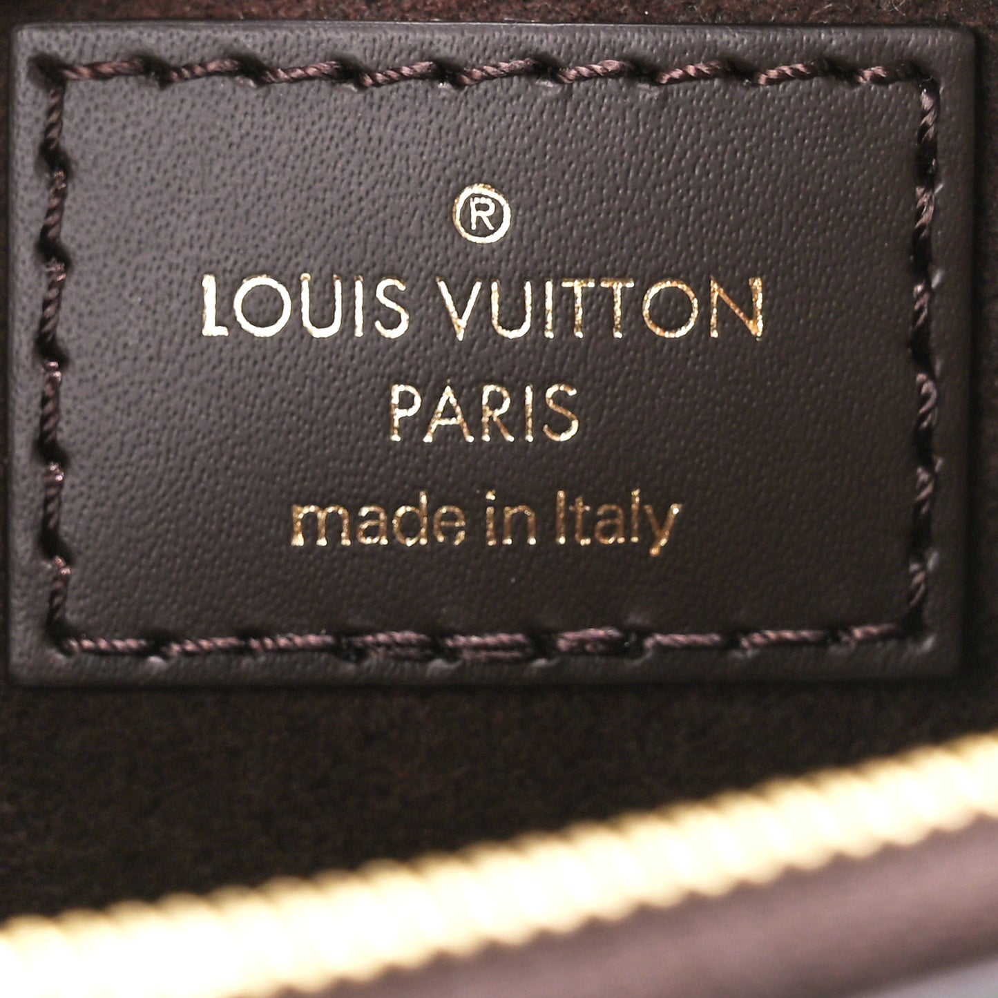 Monogram Calfskin Embossed Lexington Pouch Blue Green