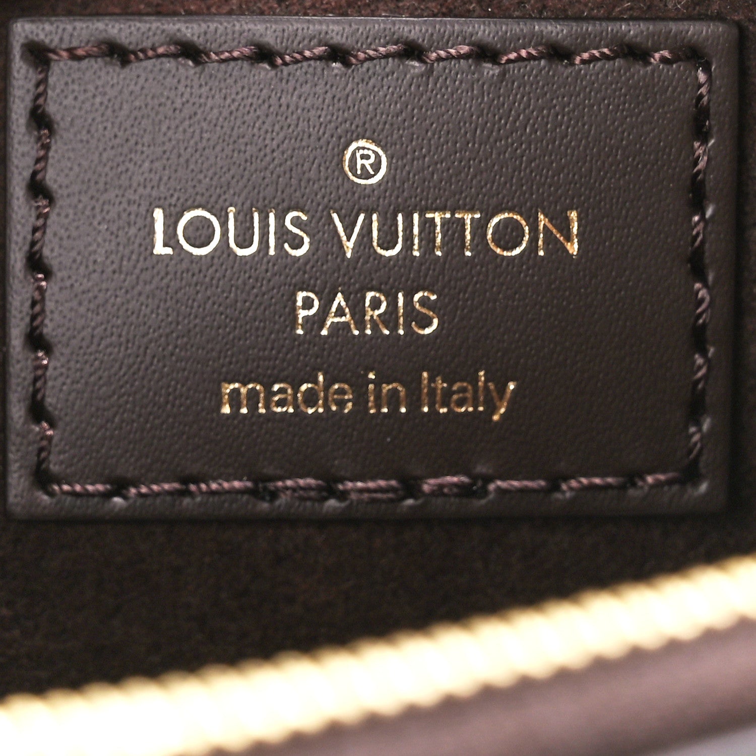 Louis Vuitton Monogram Calfskin Embossed Lexington Pouch Blue Green 6 of 9