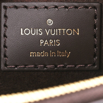 Louis Vuitton Monogram Calfskin Embossed Lexington Pouch Blue Green 6 of 9