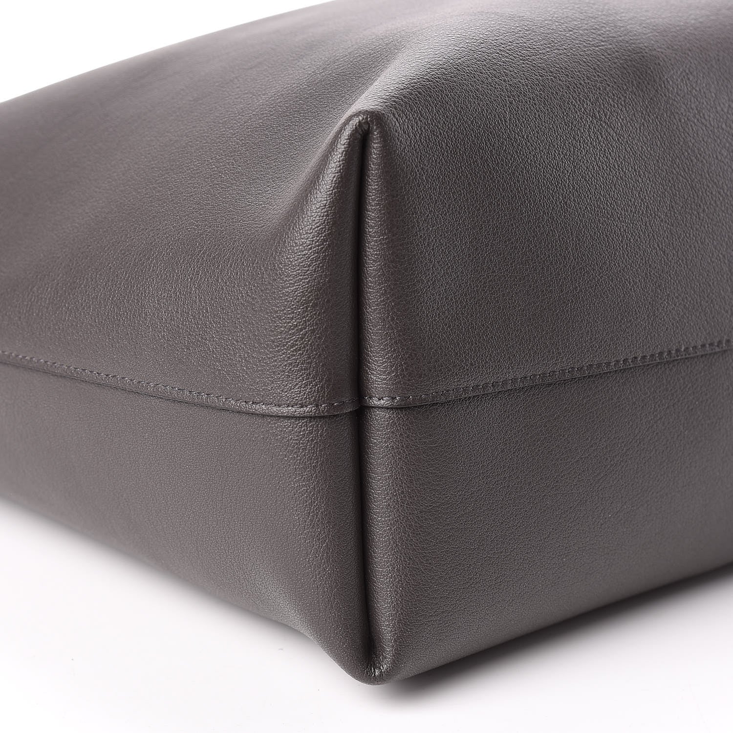Saint Laurent Calfskin Large Shopping Tote Asphalt 7 of 11