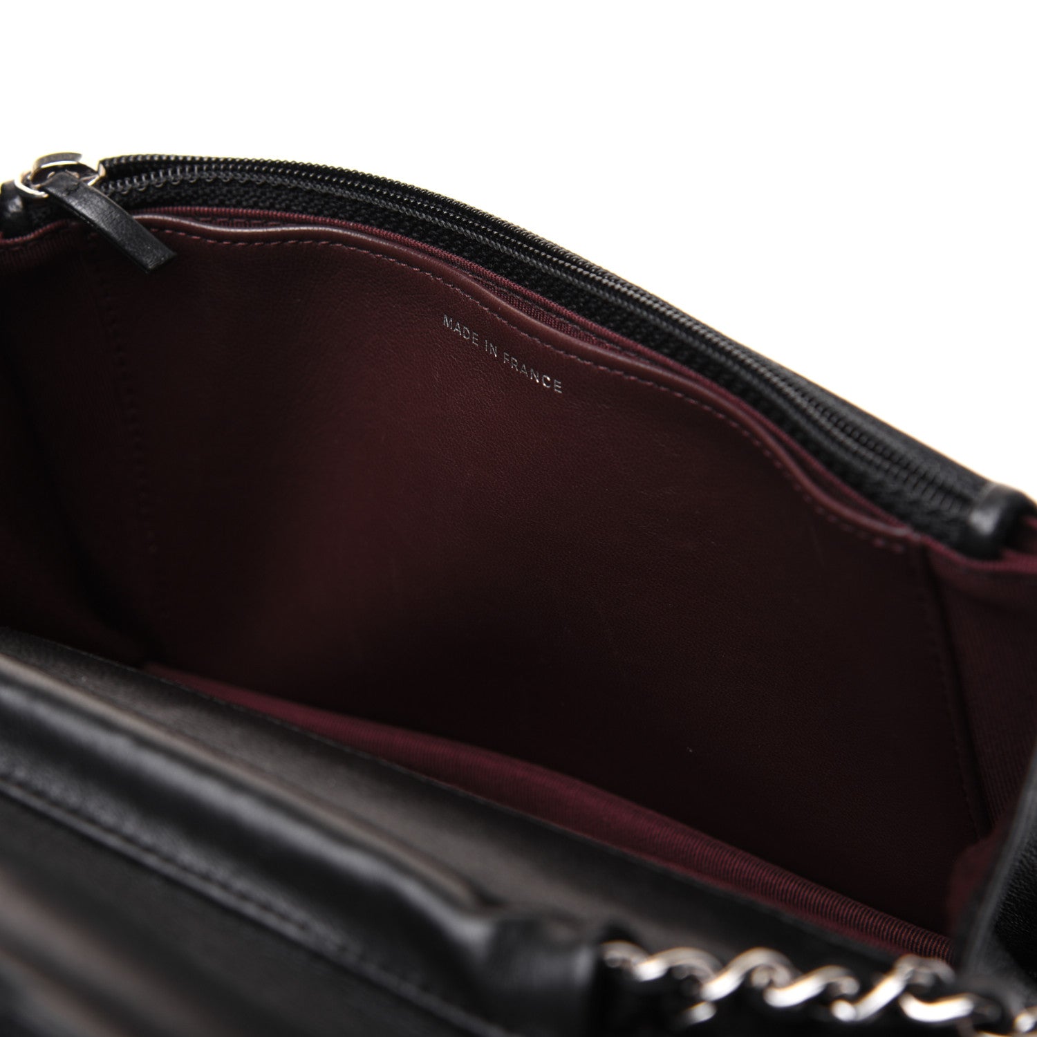 Chanel Lambskin Quilted Wallet On Chain WOC Black 12 of 17