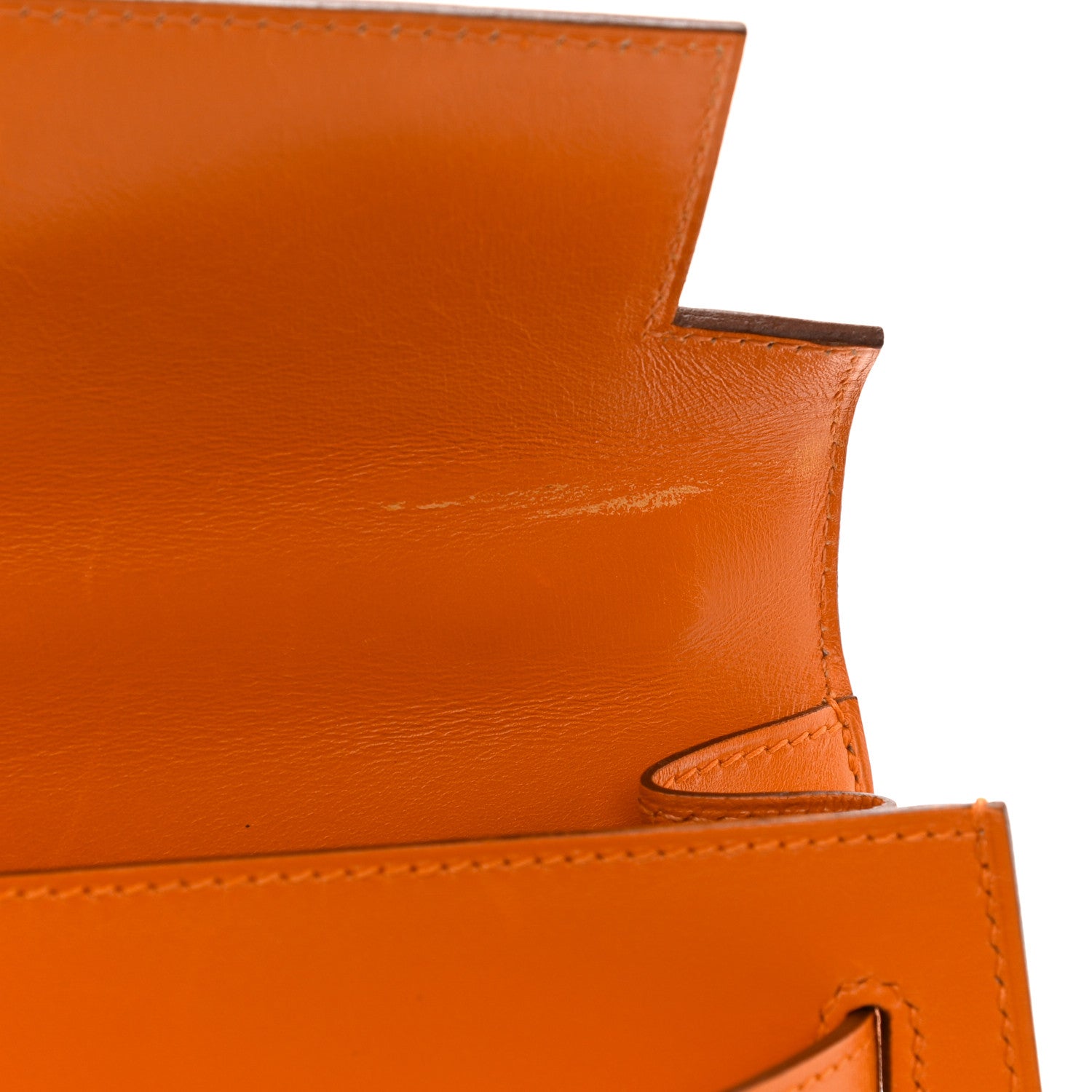 Hermes Box Kelly Sellier 28 Orange 17 of 19