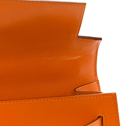 Hermes Box Kelly Sellier 28 Orange 17 of 19