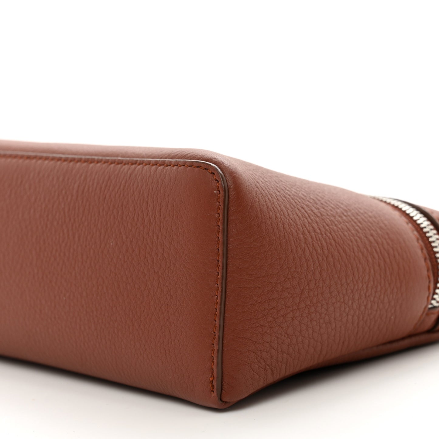 Grained Calfskin L19 Extra Pocket Pouch Kummel