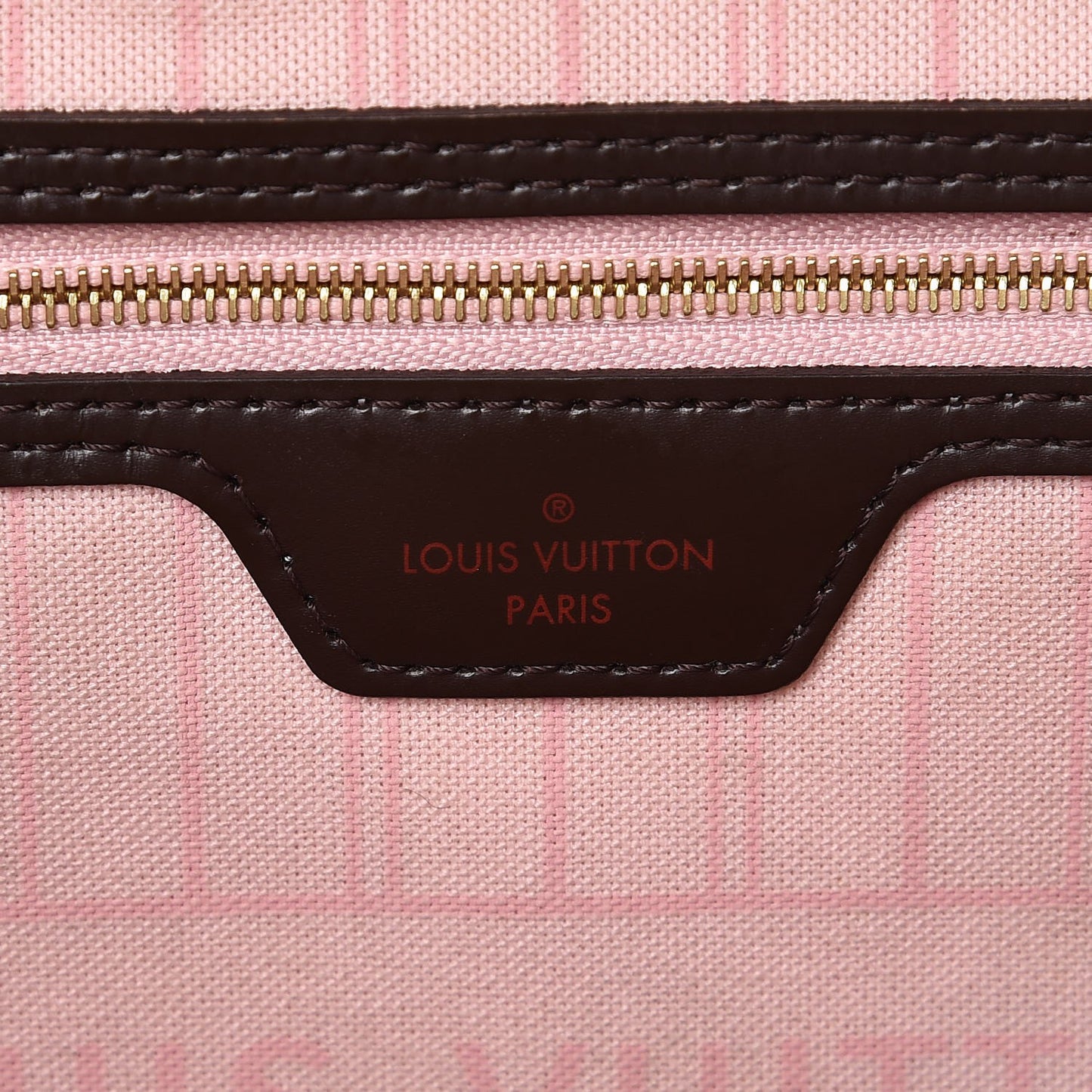 Damier Ebene Neo Neverfull MM Rose Ballerine