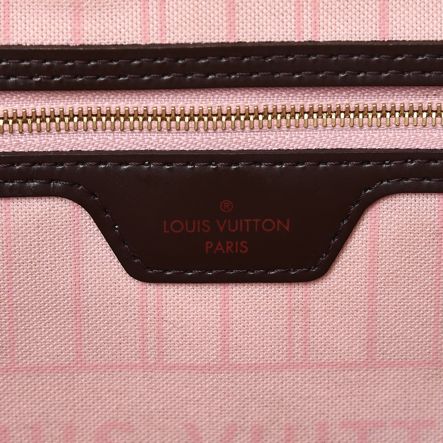 Louis Vuitton Damier Ebene Neo Neverfull MM Rose Ballerine 6 of 15