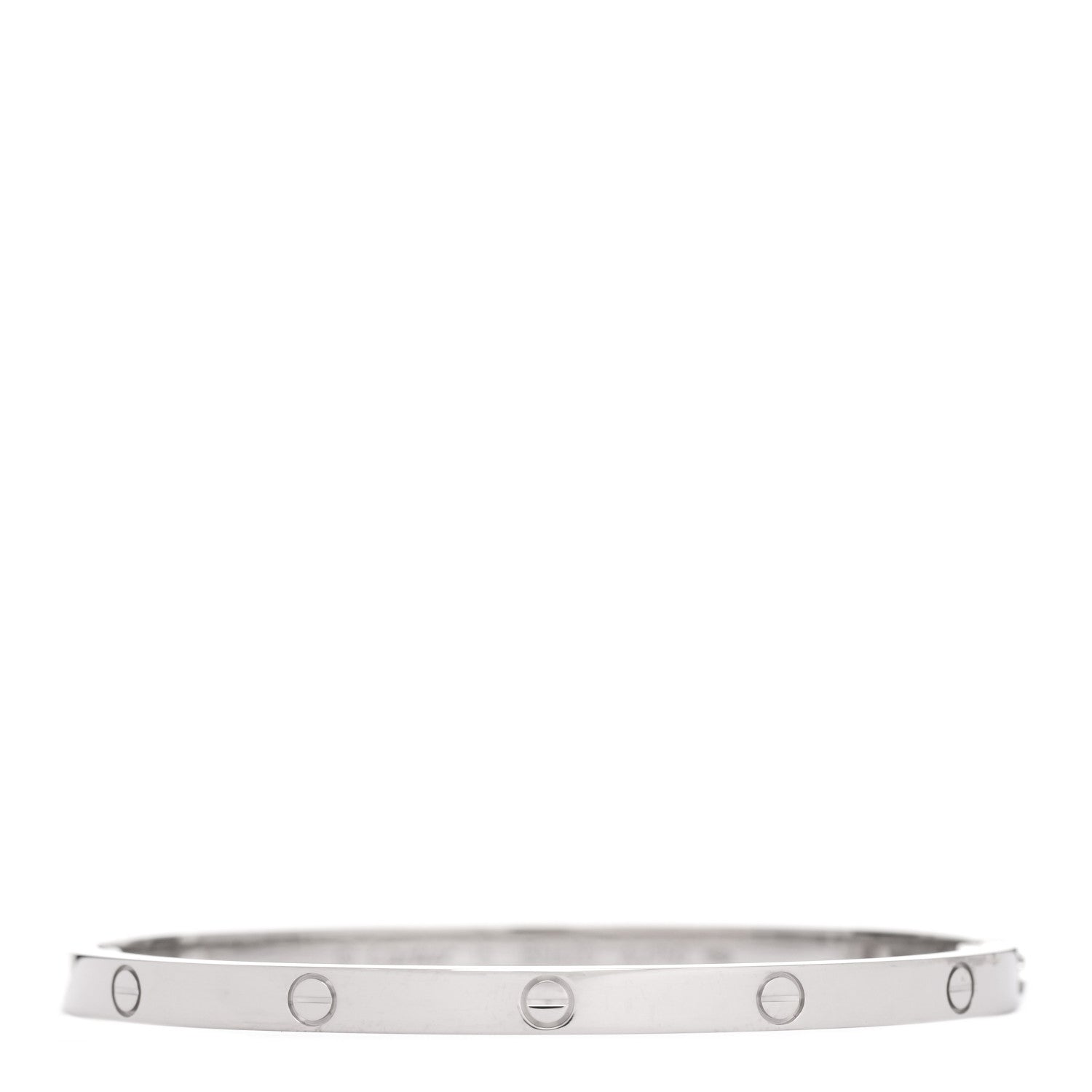 Cartier 18K White Gold Small LOVE Bracelet 15 1 of 5