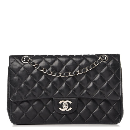 Chanel Lambskin Quilted Medium Double Flap Black 1 of 21