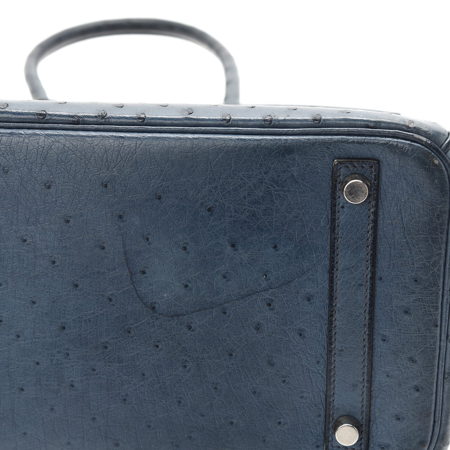 Hermes Ostrich Birkin 30 Bleu Roi 22 of 25