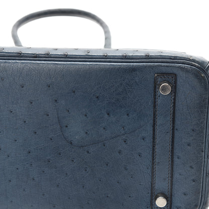 Hermes Ostrich Birkin 30 Bleu Roi 22 of 25