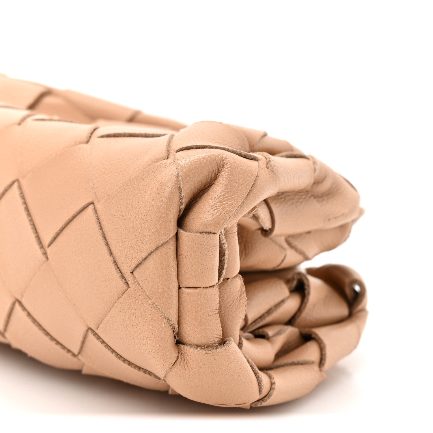 Bottega Veneta Nappa Intrecciato Coin Purse Almond 8 of 9