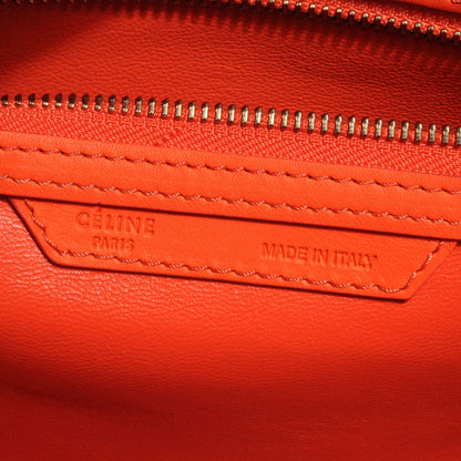 Celine Smooth Calfskin Mini Luggage Bright Orange 7 of 9