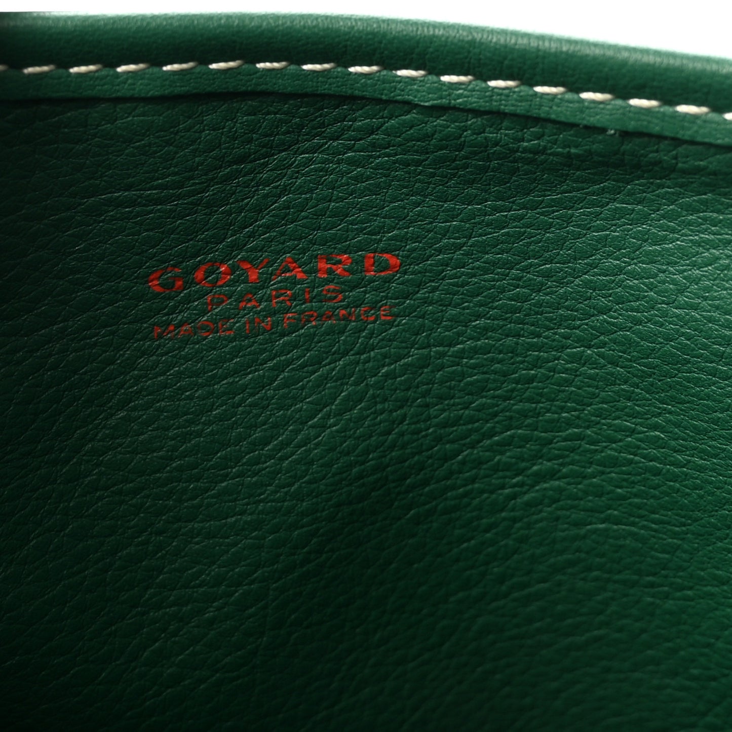 Goyardine Reversible Mini Anjou Green