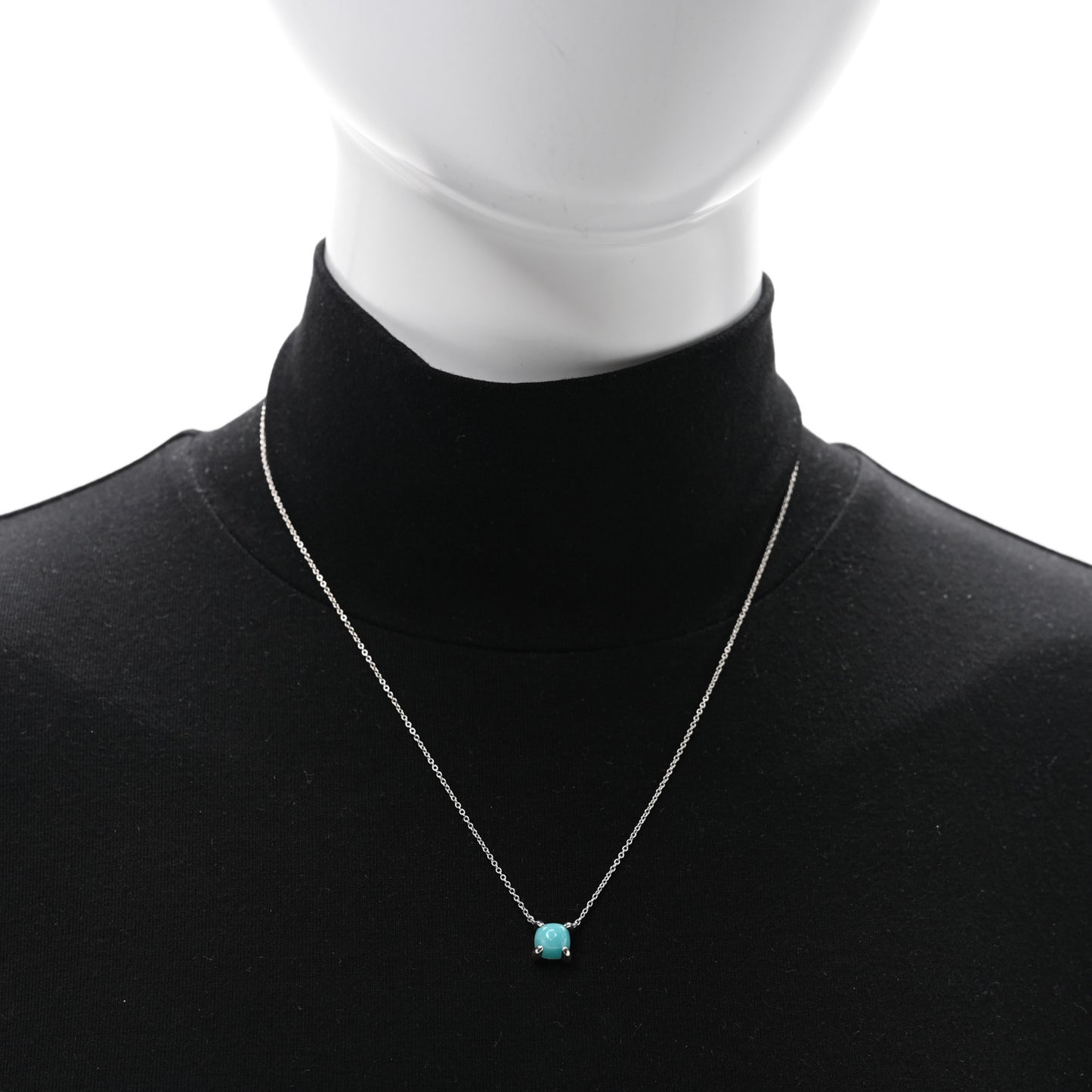 Sterling Silver Amazonite Paloma Picasso Sugar Stacks Necklace