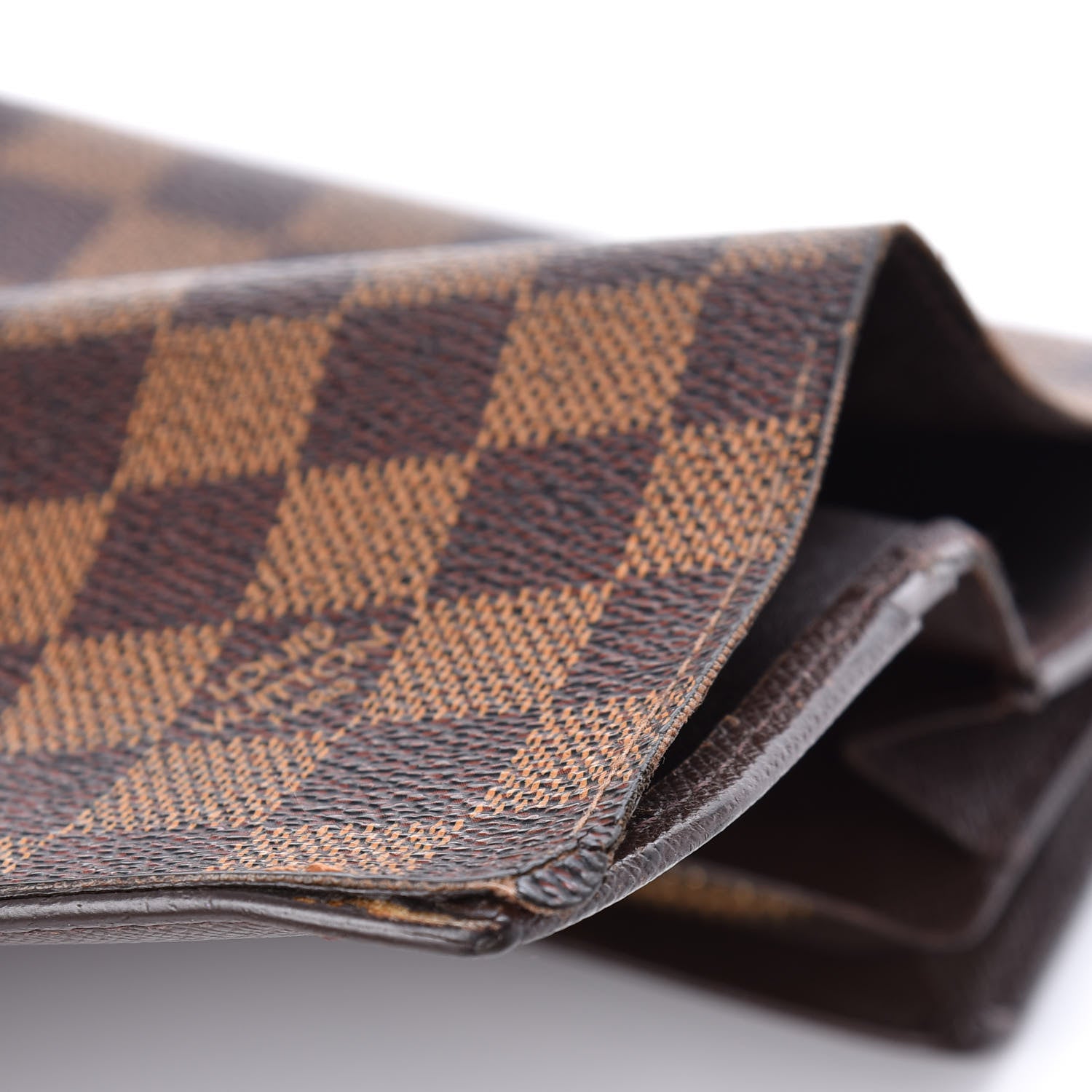 Louis Vuitton Damier Ebene Porte-Monnaie Tresor Wallet 7 of 10