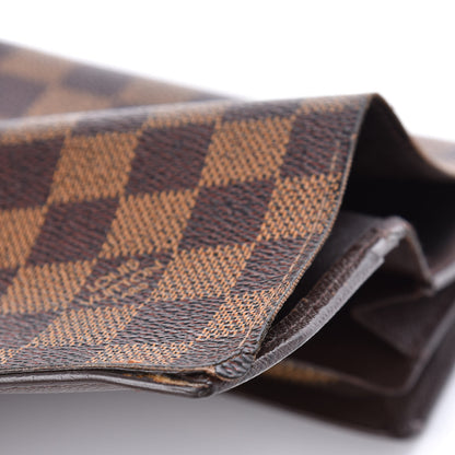 Louis Vuitton Damier Ebene Porte-Monnaie Tresor Wallet 7 of 10