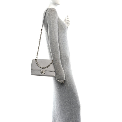 Chanel Caviar Quilted City Walk Flap Light Grey 2 of 10