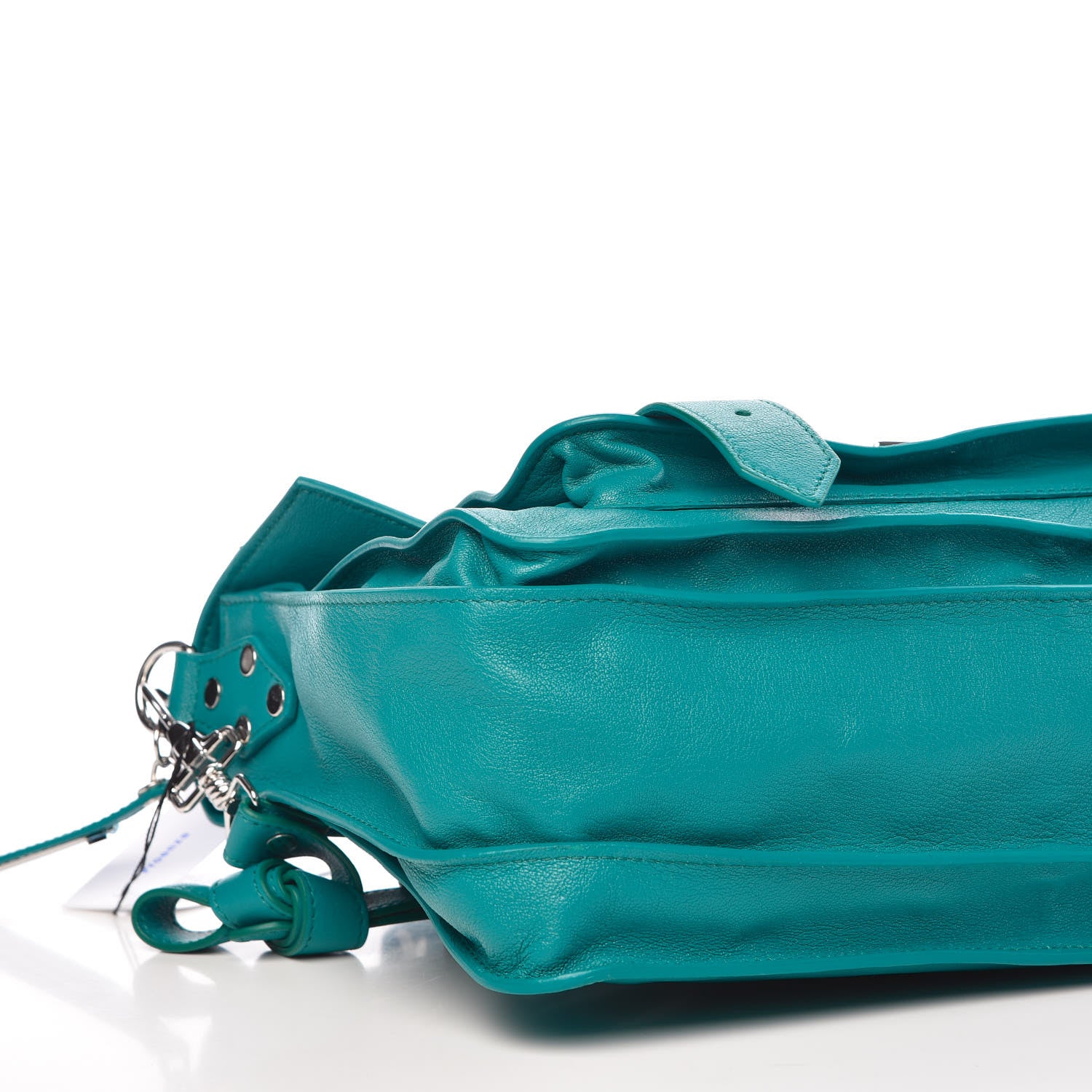Proenza Schouler Lambskin PS1 Medium Satchel Emerald 9 of 10