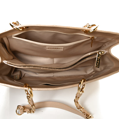 Chanel Caviar Quilted Grand Shopping Tote GST Beige 5 of 12