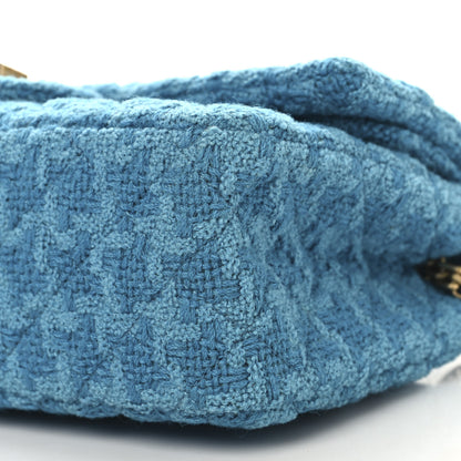 Chanel Wool Tweed Quilted 2.55 Reissue 225 Flap Turquoise 10 of 10