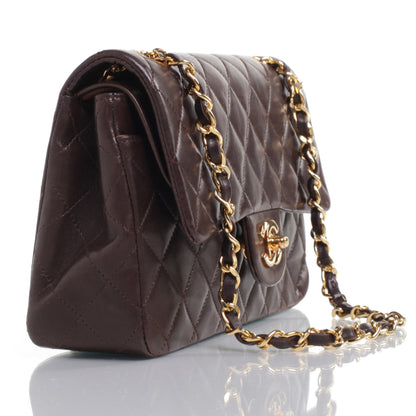 Chanel Lambskin Small Double Flap Brown 4 of 10