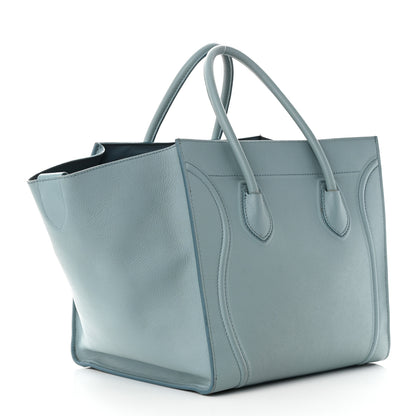 Celine Grained Calfskin Medium Phantom Luggage Sky Blue 3 of 15