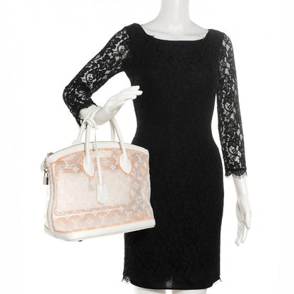 Louis Vuitton Monogram Transparence Lockit White 2 of 14