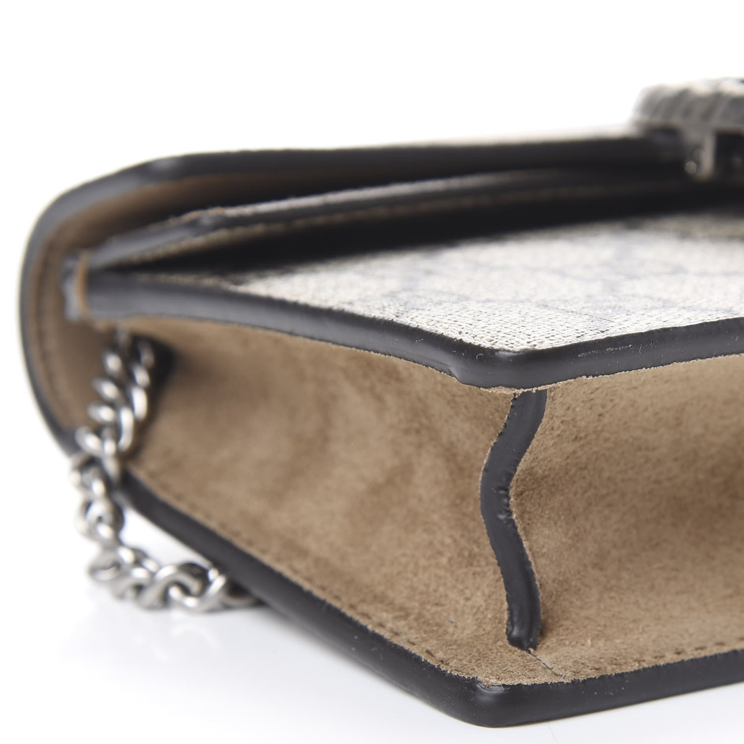 Gucci GG Supreme Monogram Super Mini Dionysus Shoulder Bag Taupe 7 of 11