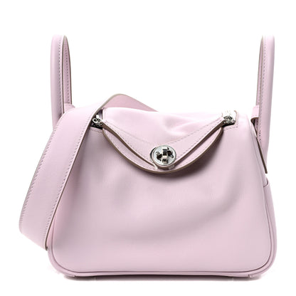 Hermes Swift Verso Mini Lindy 20 Mauve Pale Gold 1 of 9