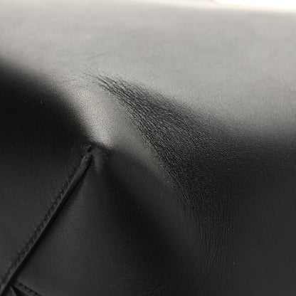 Celine Shiny Smooth Calfskin Twisted Cabas Ivory Black 8 of 11