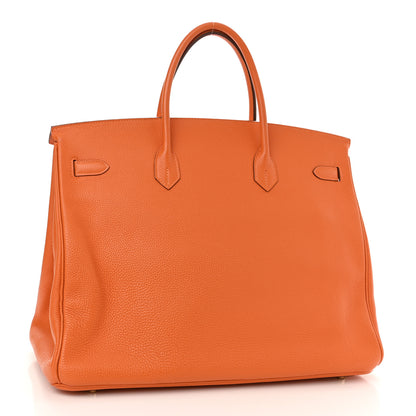 Hermes Togo Birkin 40 Orange 3 of 12