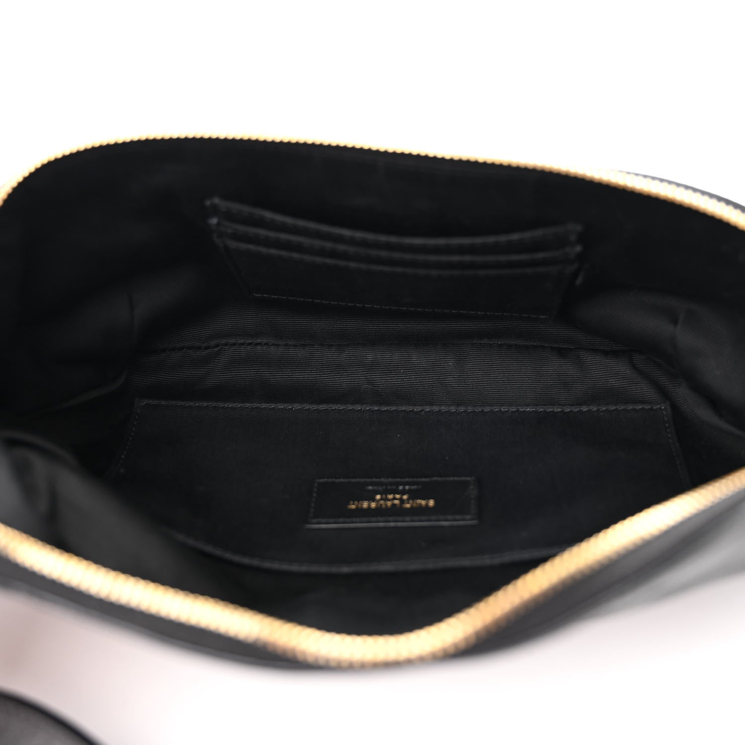 Saint Laurent Grain De Poudre Monogram Belt Bag Black 5 of 12
