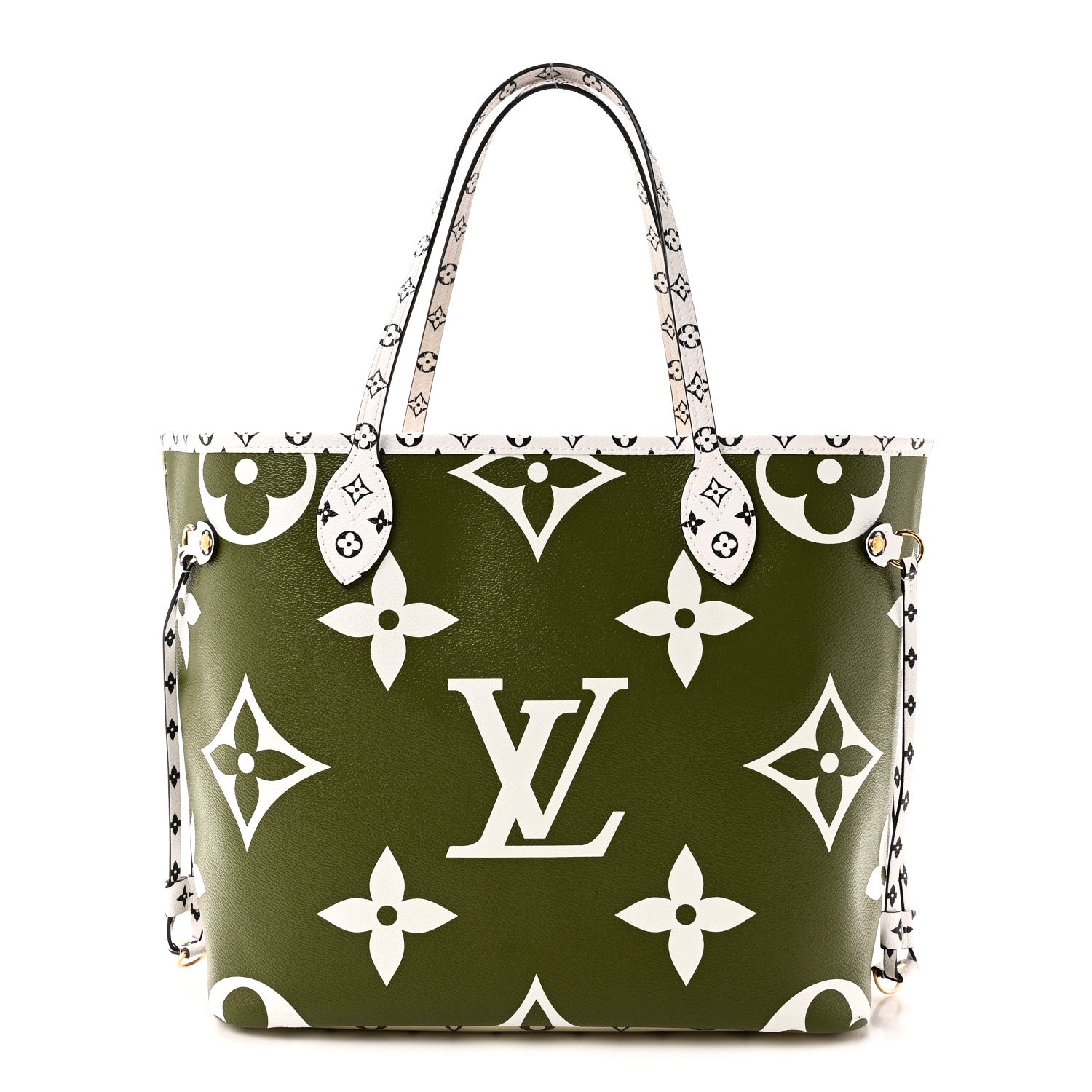 Louis Vuitton Monogram Giant Neverfull MM Kaki 1 of 9