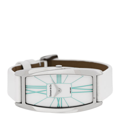 Tiffany Stainless Steel Satin 22mm Gemea Quartz Watch White 2 of 5
