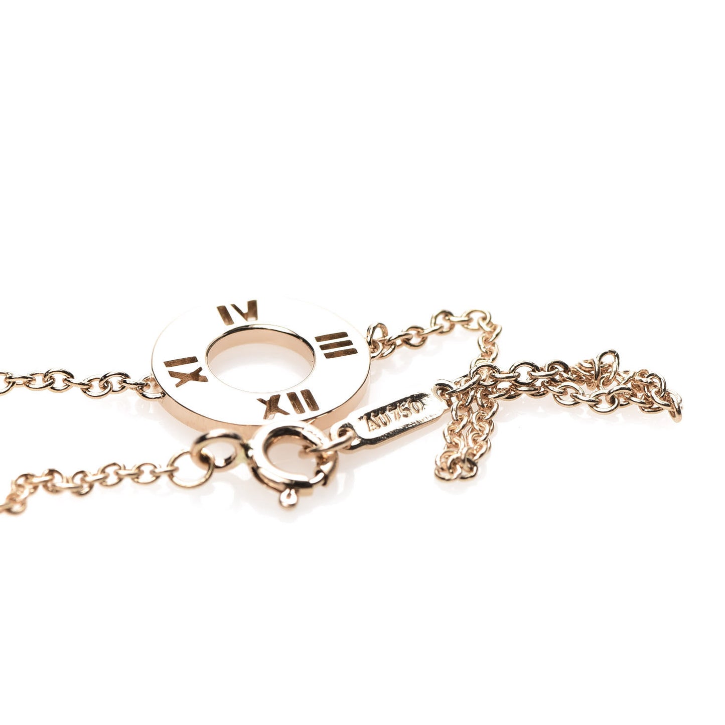 18K Rose Gold Diamond Atlas Pierced Bracelet
