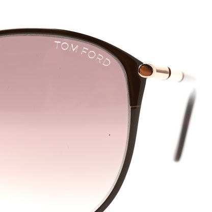 Tom Ford Penelope Vintage Round Sunglasses TF320 Brown 8 of 9