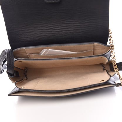 Chloe Suede Calfskin Small Faye Shoulder Bag Black 5 of 15