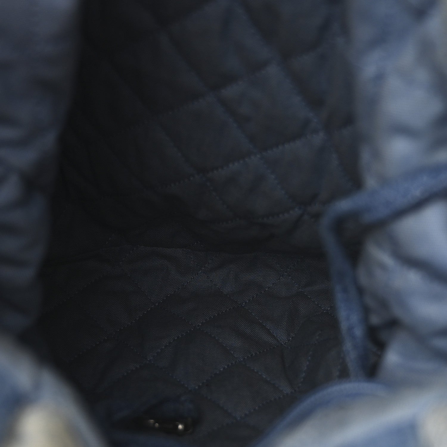 Chanel Denim Quilted Chanel 22 Backpack Blue 5 of 10