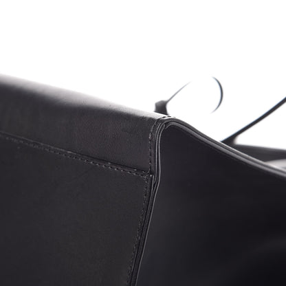 Mansur Gavriel Vegetable Tanned Calfskin Large Sun Bag Black Blue 10 of 10