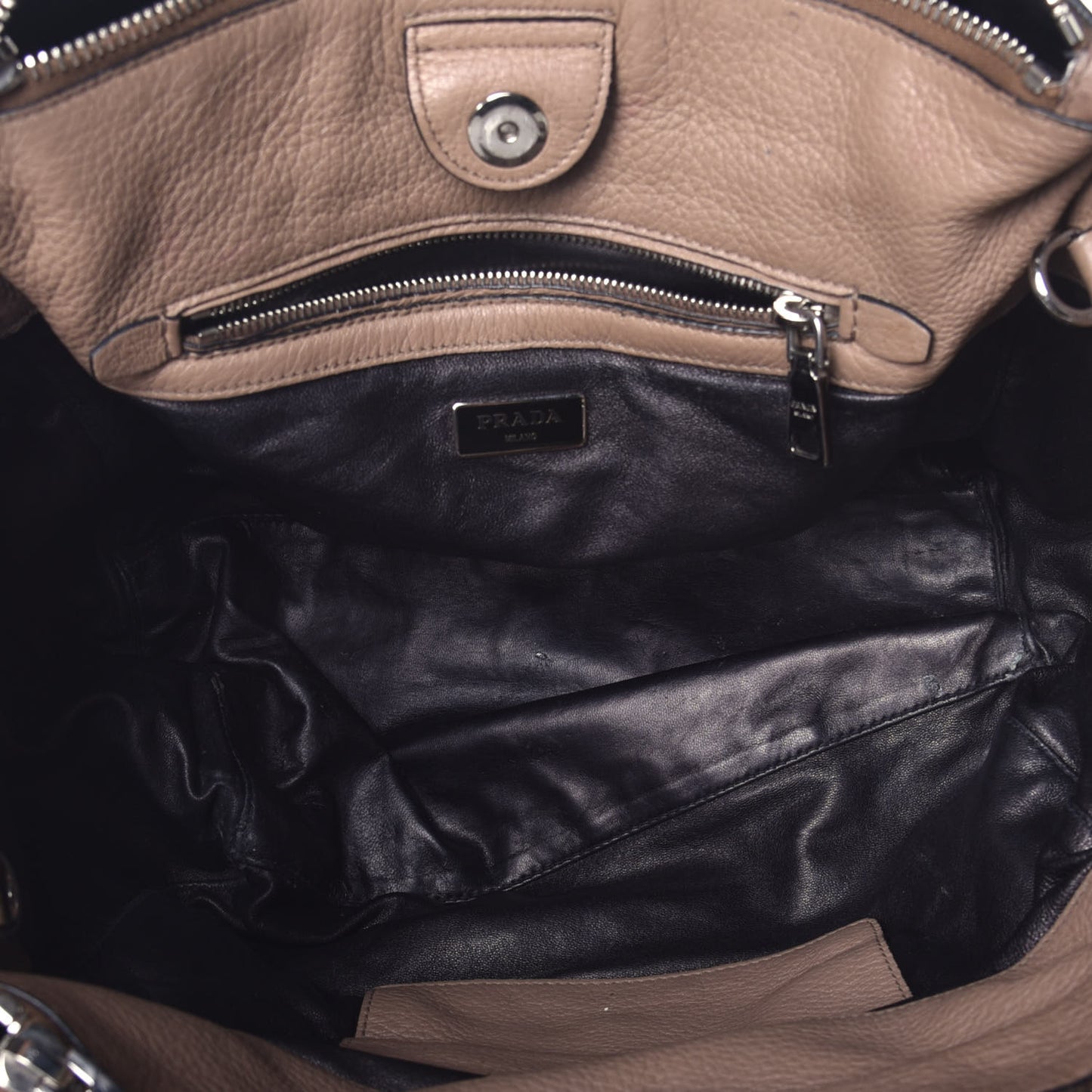 Glace Calf Twin Pocket Tote Marmo