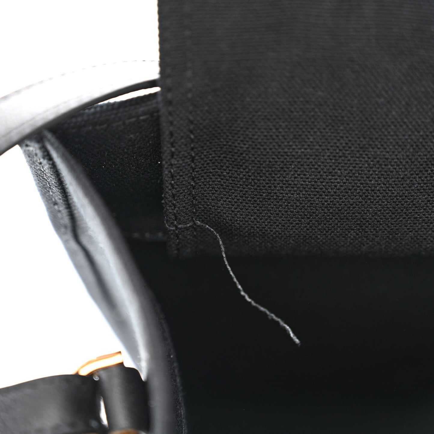 Canvas Calfskin La Medusa Small Tote Black