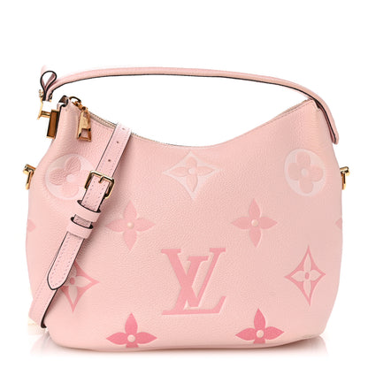 Louis Vuitton Empreinte Monogram Giant By The Pool Marshmallow Hobo PM Bouton De Rose 1 of 10