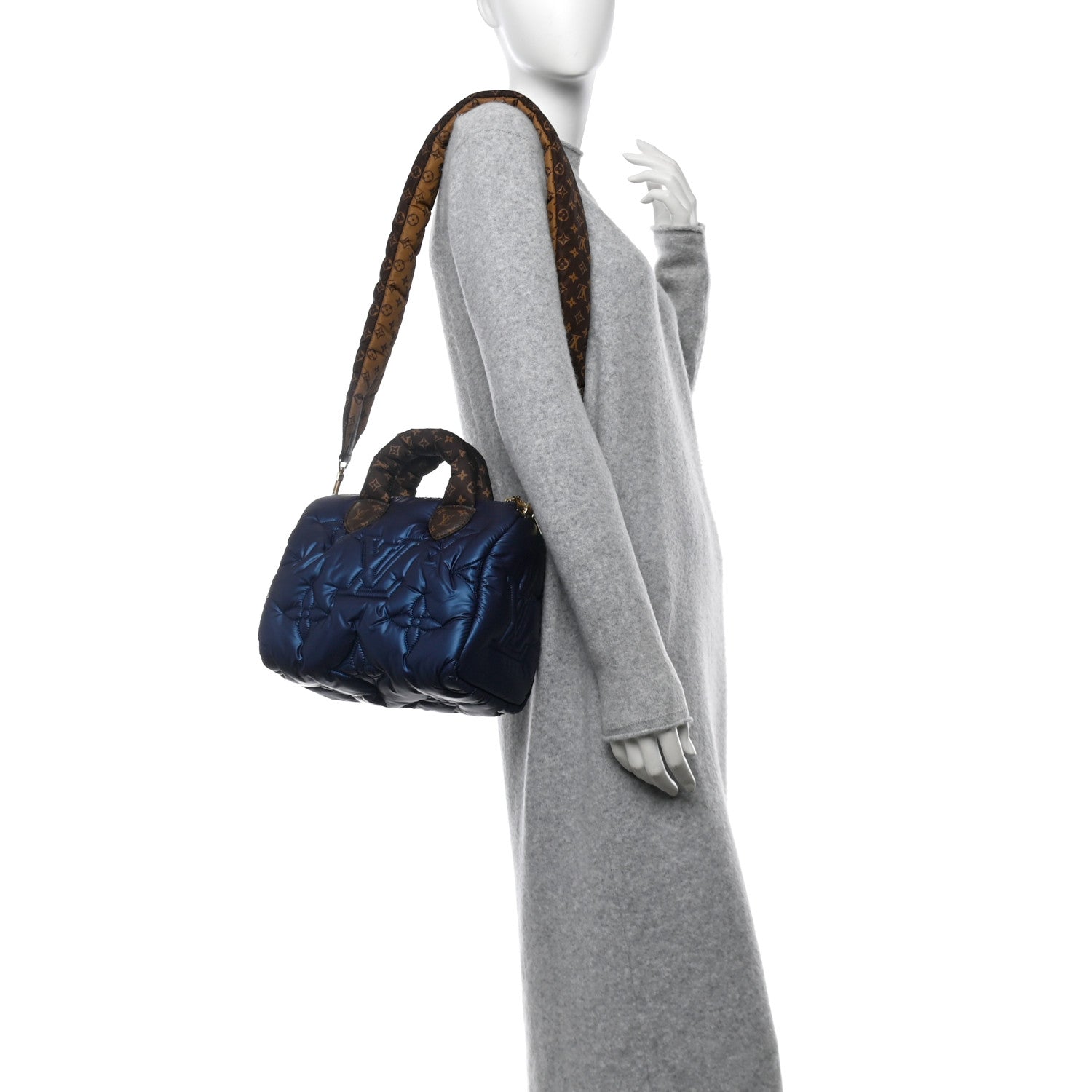 Louis Vuitton Econyl Mini Monogram Pillow Speedy Bandouliere 25 Navy 2 of 9