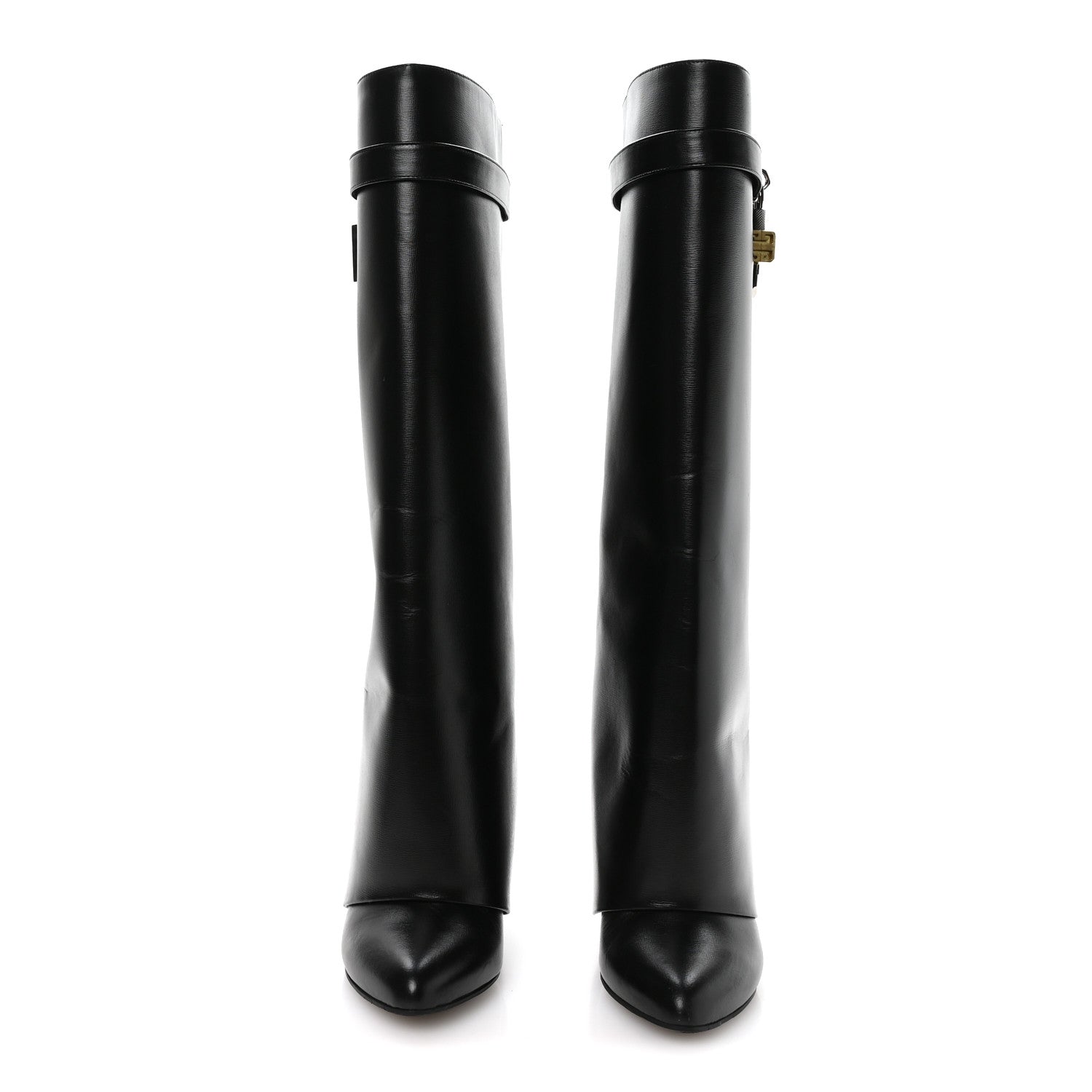 Givenchy Calfskin Shark Lock Pant Boots 38 Black 2 of 6