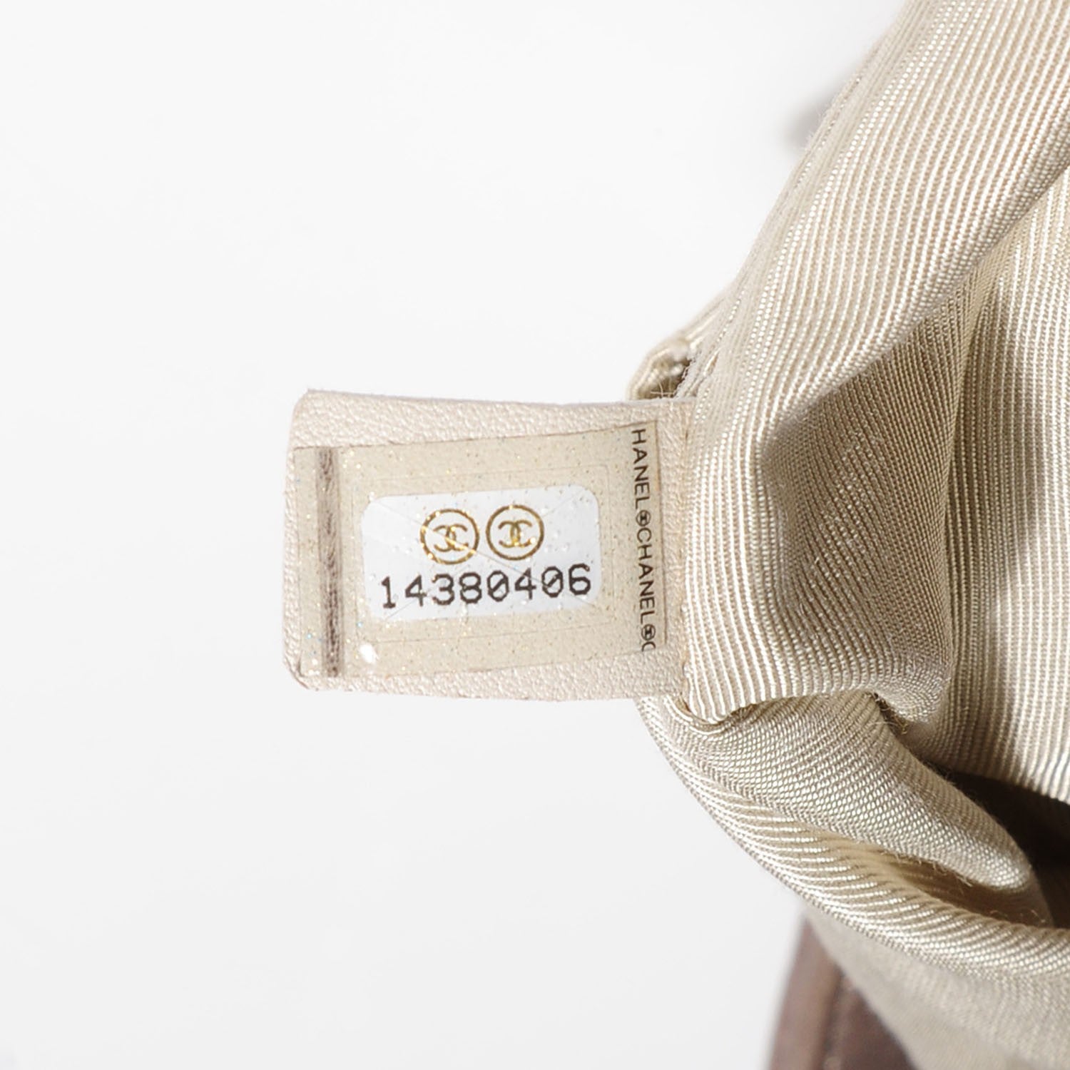 Chanel Washed Lambskin Quilted Chain Around Maxi Flap Taupe 7 of 7