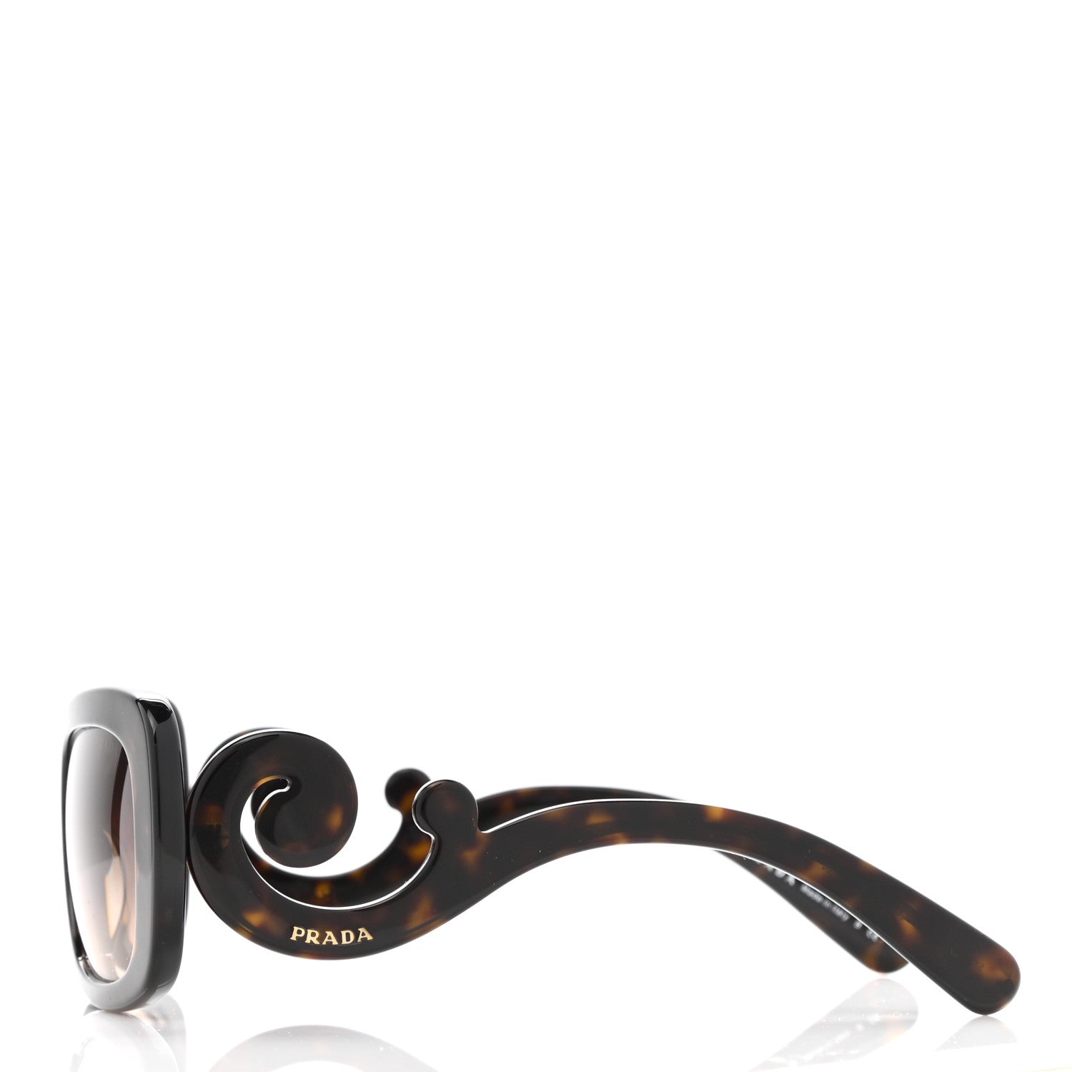 Prada Acetate Baroque Sunglasses SPR 27O Tortoise 3 of 8