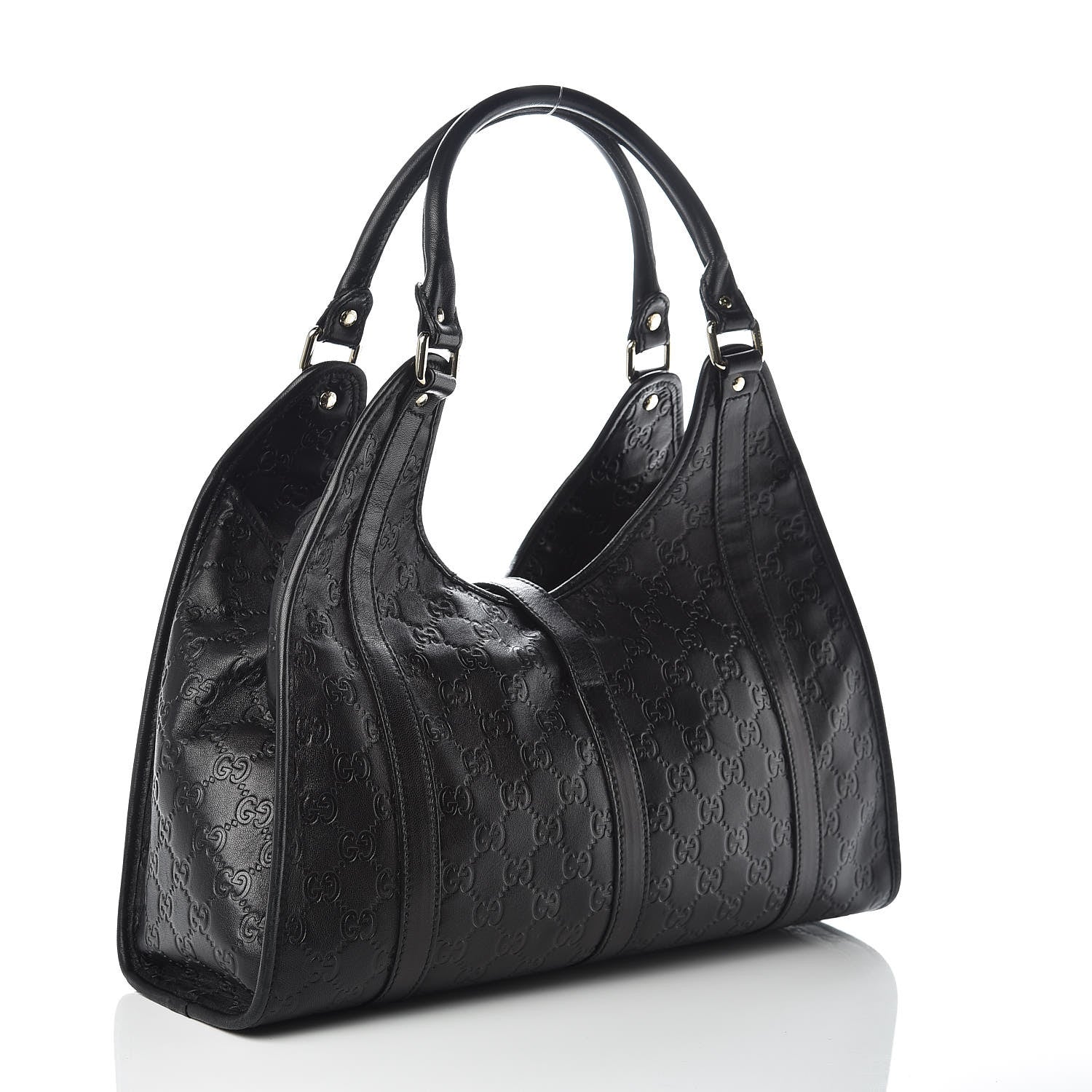 Gucci Guccissima Medium Joy Shoulder Bag Black 3 of 9