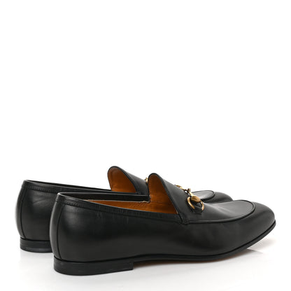 Gucci Calfskin Horsebit Mens Jordaan Loafers 9 Black 4 of 9
