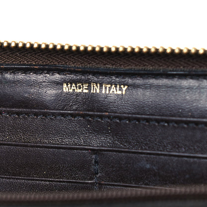 Burberry Haymarket Check Large Ziggy Zip Around Wallet Chocolate 5 of 7